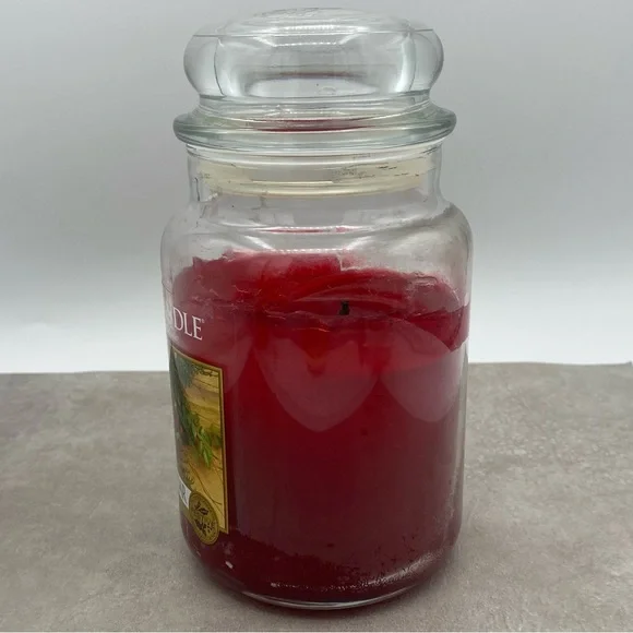 Yankee Candle Red Berry And Cedar 22 Oz Holiday Christmas Partially Used - Picture 4 of 9